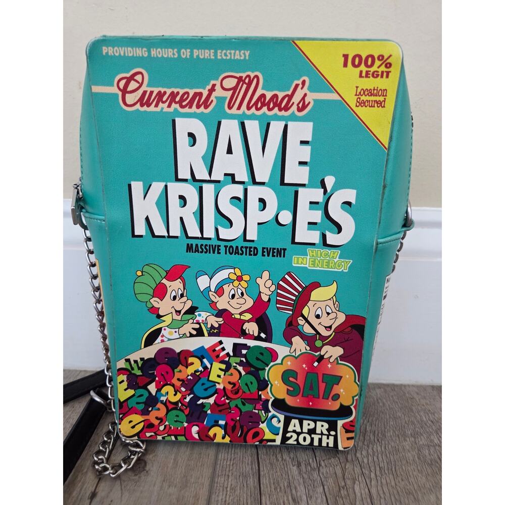 Current Mood "Rave Krisp-es" Cereal Box Crossbody Bag